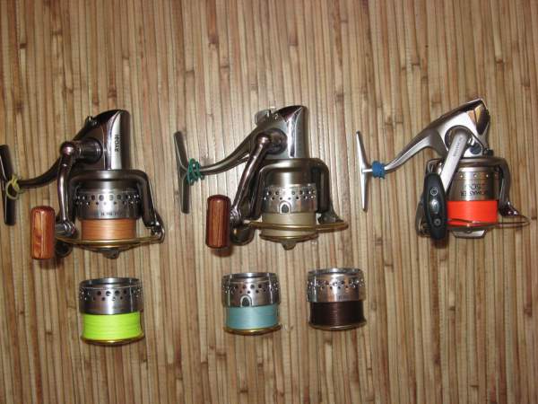 Мои катушки 1-Ryobi Zayber 3000(выпуск 2005г) 2-Ryobi Zayber 2000(выпуск 2004г) 3-Shimano...